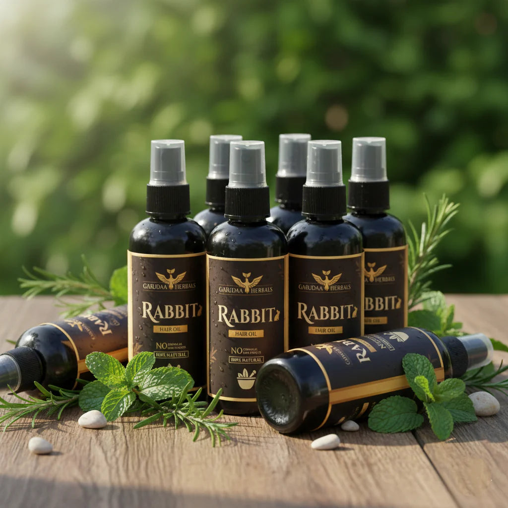 Rabbit Herbal Hair Oil – 100% Stronger, Healthier Growth