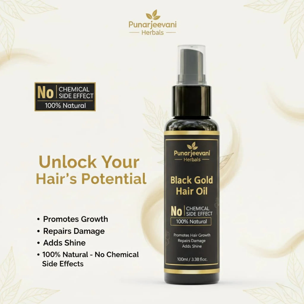 Black Gold Hair Oil-100% Effective Hair Oil