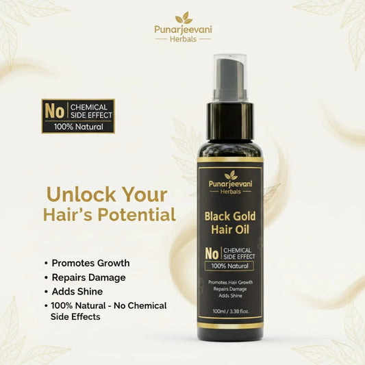 Black Gold Hair Oil-100% Effective Hair Oil