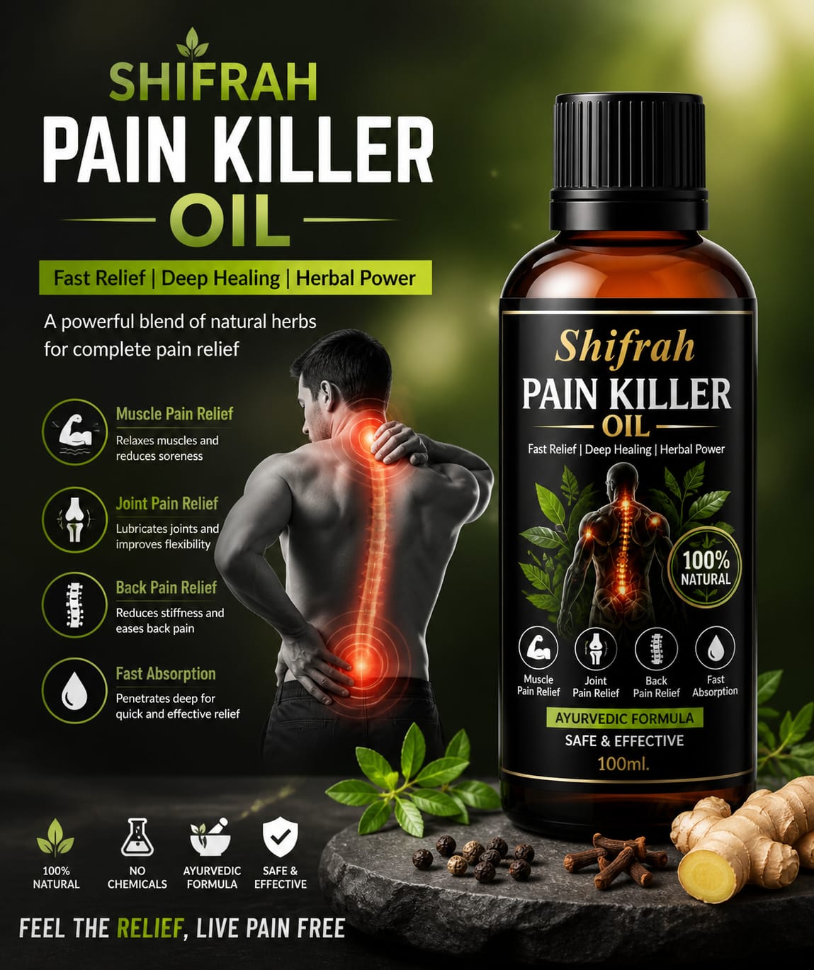 Fast Acting Smoke Oil- Modern Pain Relief Oil